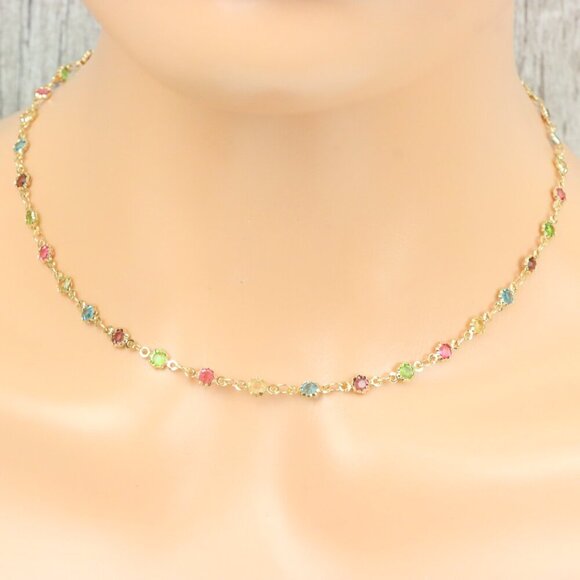 "Minimalist Necklace Chain, Elegant Jewelry for Women & Girls | MLCRC1678 - Picture 8 of 10